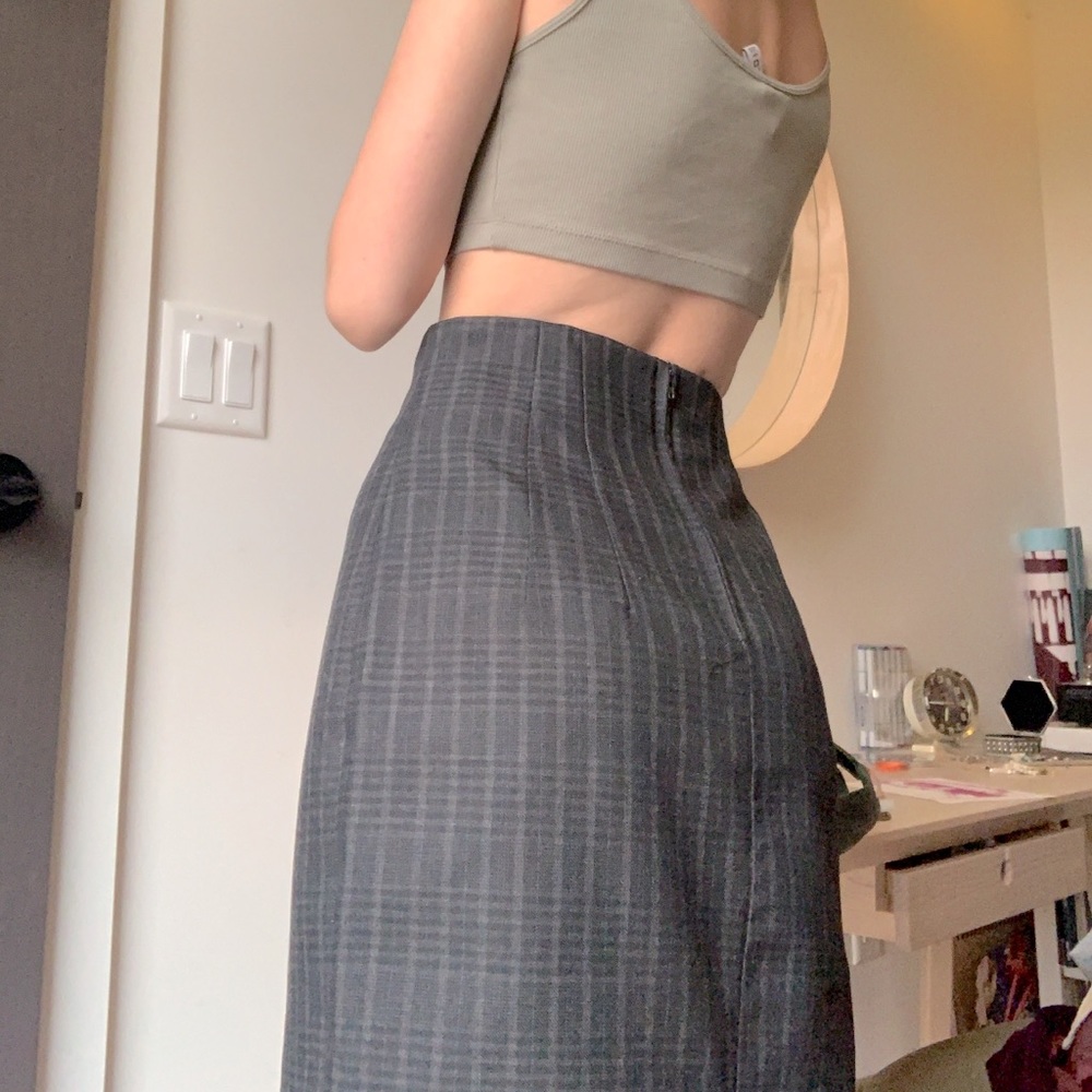 Knee length skirt